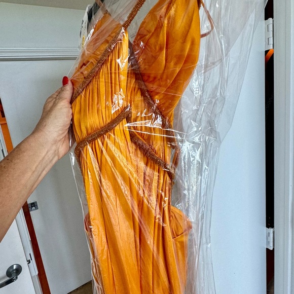 Cult Gaia Silk Gown size 4 worn once - Picture 6 of 9